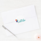 Vasectomie Ronde Sticker (Envelop)