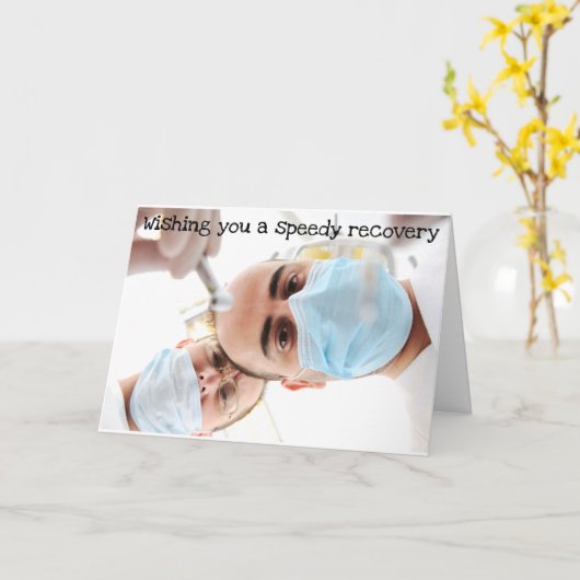 Vasectomie snel herstel kaart (Gele Bloem)