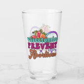 Vasectomie Verhinder abortus Glazen trommel (Achterkant)