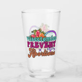 Vasectomie Verhinder abortus Glazen trommel (Voorkant)