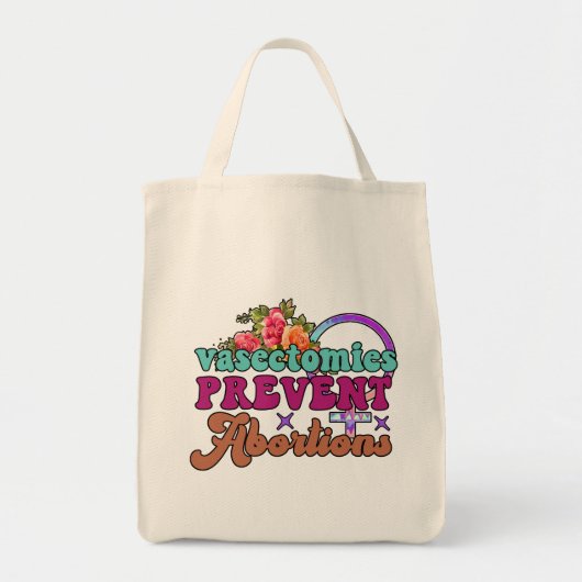 Vasectomie Voorkomen abortus Canvas tas (Voorkant)