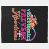 Vasectomie Voorkomen abortus griezelwand Fleece Deken (Voorkant (Horizontaal))