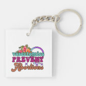 Vasectomie Voorkomen abortus Sleutelhanger (Achterkant)