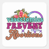 Vasectomie Voorkomen abortus Stickers (Voorkant)