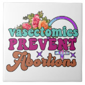 Vasectomie Voorkomen abortus Tegel Tegeltje (Voorkant)