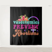 Vasectomie Voorkomen abortus Wandkleed (Voorkant)