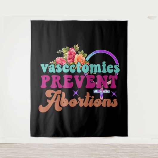 Vasectomie Voorkomen abortus Wandkleed (Voorkant)