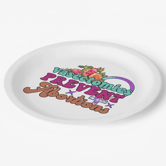 Vasectomie voorkomt abortus Bord papier (Gekanteld)