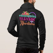 Vasectomie voorkomt abortus hoodie (Achterkant)