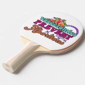 Vasectomie voorkomt abortus pingpongpeddel tafeltennisbatje (Voorkant Gekanteld)