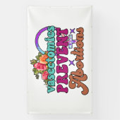 Vasectomie voorkomt abortusbanner spandoek (Verticaal)