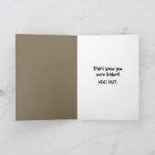 Vasectomy Basset Hound Dog Surprise Kaart (Binnen)