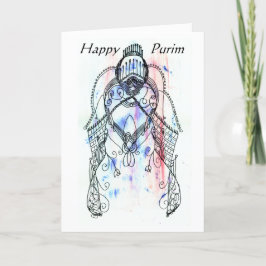  Vashti Fine Art Feminist Purim Card Feestdagen Kaart