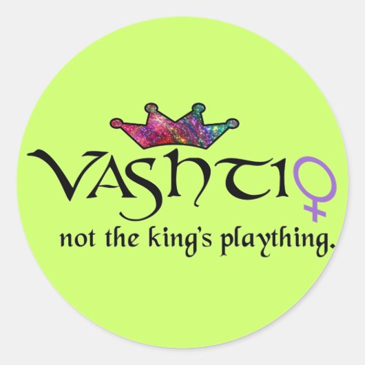 Vashti Stickers (Voorkant)