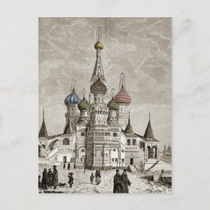 Vasili Cathedral Red Square Onion Dome Theotokos Briefkaart