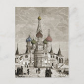 Vasili Cathedral Red Square Onion Dome Theotokos Briefkaart (Voorkant)