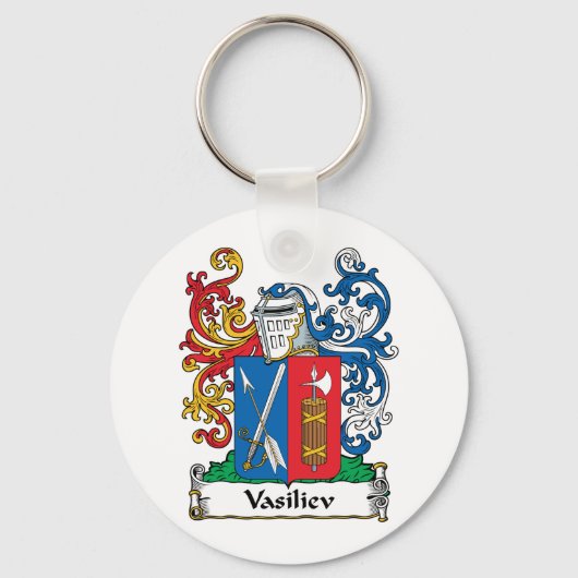 Vasiliev Family Crest Sleutelhanger (Voorkant)