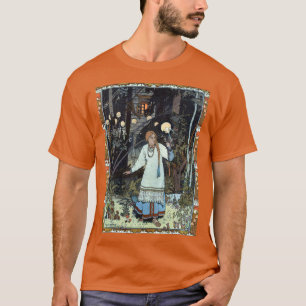 Vasilisa de Mooie in de Hut van Baba Yaga Iva T-shirt