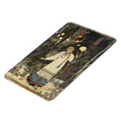 Vasilisa the Beauful at at the Hut of Baba Yaga -  Magneet (Linkerzijde)