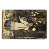 Vasilisa the Beauful at at the Hut of Baba Yaga -  Magneet (Horizontaal)