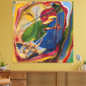 Vasily Kandinsky - Afbeelding met drie spots Canvas Afdruk (Insitu (Woonkamer))