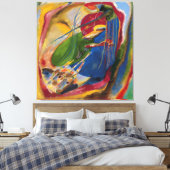 Vasily Kandinsky - Afbeelding met drie spots Canvas Afdruk (Insitu (Slaapkamer))
