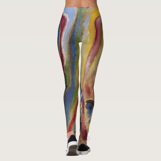 Vasily Kandinsky - Afbeelding met drie spots Leggings (Achterkant)