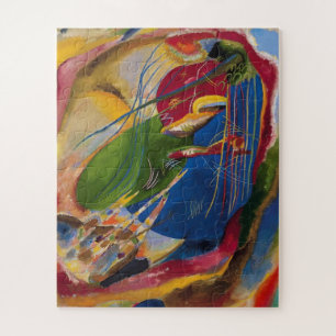 Vasily Kandinsky - Afbeelding met drie spots Legpuzzel