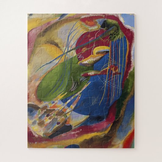 Vasily Kandinsky - Afbeelding met drie spots Legpuzzel (Verticaal)