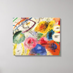 Vasily Kandinsky - Black Lines Canvas Afdruk