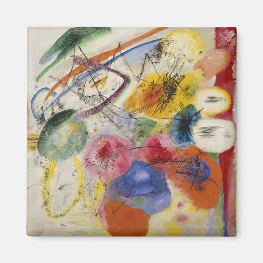 Vasily Kandinsky - Black Lines Magneet (Voorkant)