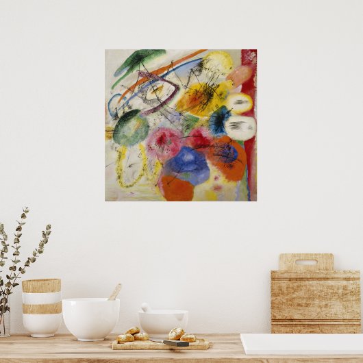 Vasily Kandinsky - Black Lines Poster (Keuken)