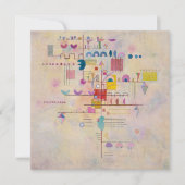 Vasily Kandinsky - Graceful Ascent Feestdagenkaart (Voorkant)