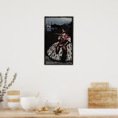 Vasily Kandinsky Lady met een ventilator Poster (Keuken)