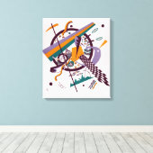 Vasily Kandinsky Small Worlds IV Canvas Afdruk (Insitu (Houten vloer))