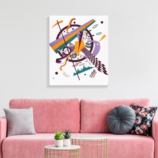 Vasily Kandinsky Small Worlds IV Canvas Afdruk (Insitu (Woonkamer))