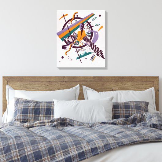 Vasily Kandinsky Small Worlds IV Canvas Afdruk (Insitu (Slaapkamer))