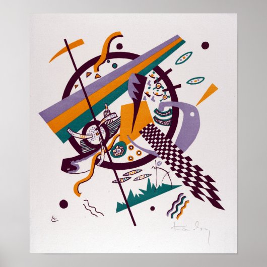 Vasily Kandinsky Small Worlds IV Poster (Voorkant)