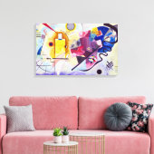 Vasily Kandinsky Yellow-Red-Blue Canvas Afdruk (Insitu (Woonkamer))