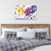 Vasily Kandinsky Yellow-Red-Blue Canvas Afdruk (Insitu (Slaapkamer))