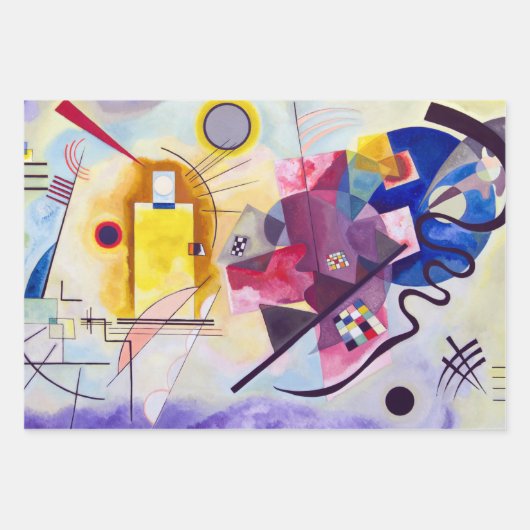 Vasily Kandinsky Yellow-Red-Blue Inpakpapier Vel (Voorkant)