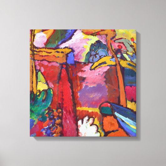 Vasily Kandisnky Garden of Love Canvas Afdruk (Voorkant)