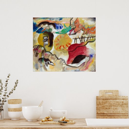 Vasily Kandisnky Garden of Love Poster (Keuken)