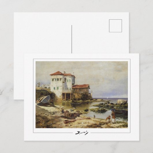 Vasily Polenov #200 - Kunstmatig Briefkaart (Voorkant / Achterkant)