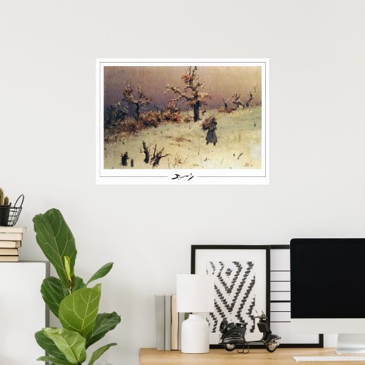 Vasily Polenov Zedign Art Poster #151 (Thuiskantoor)