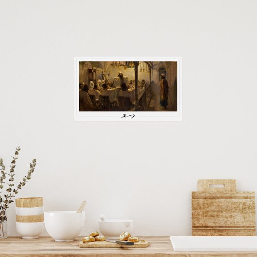 Vasily Polenov Zedign Art Poster #189 (Keuken)