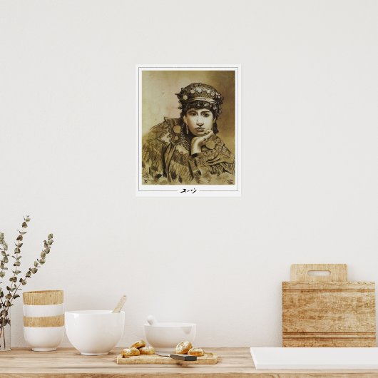 Vasily Polenov Zedign Art Poster #217 (Keuken)