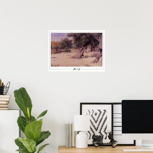 Vasily Polenov Zedign Art Poster #53 (Thuiskantoor)