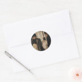 Vasily Vereshchagin- Napoleon & generaal Lauriston Ronde Sticker (Envelop)