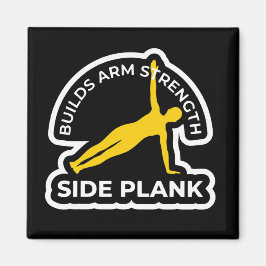 Vasisthasana Side Plank • Builds Arm Strength Yoga Magneet